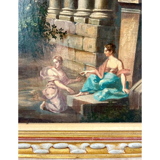 Architectural Capriccio of Roman Ancient Ruins With Figures. For Sale In West Palm - Image 6 of 13