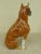 1970s Vintage Italian Boxer Dog Glazed Terra Cotta Model For Sale - Image 4 of 7