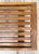 Vintage Scandinavian Modern Slatted Wood Bench Made in Yugoslavia For Sale - Image 9 of 13
