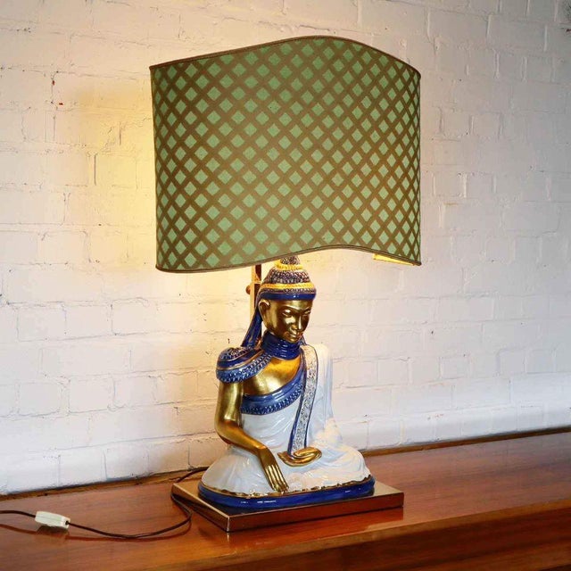 Italian Lamp from Societa Porcellane Artistiche Firenze, 1970s For Sale - Image 9 of 13