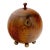1920s English Tiger Grain Oak Tobacco Jar For Sale