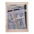 Clinton Hill Signed 1988 Abstract Geometric Postmodern Monotype Framed For Sale