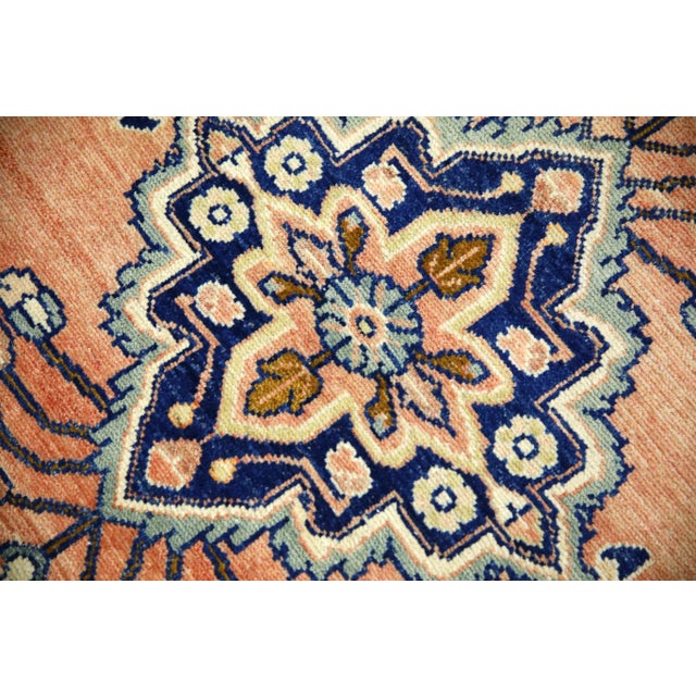 Introducing a one-of-a-kind vintage Turkish hand-knotted wool rug, carefully crafted by skilled artisans using traditional...