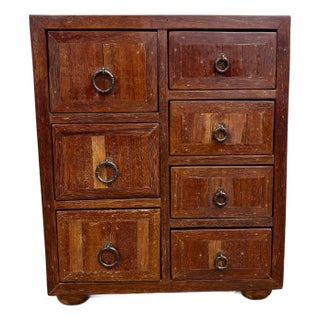 Vintage Herbalist Apothecary Medicine Drugstore Chest Cabinet Nightstand For Sale