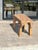Brutalist Bench in Blond Asian Teak For Sale - Image 14 of 18