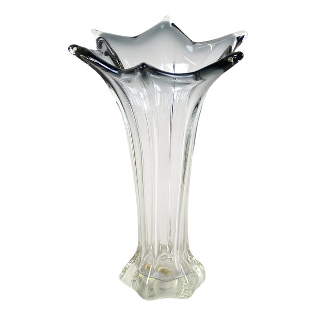 Murano Glass Vase by Vetro Artistico Veneziano, Italy, 1960s For Sale