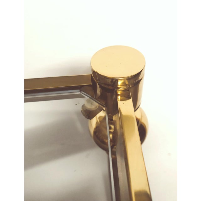 Italian Brass Console, 1970s For Sale - Image 6 of 7