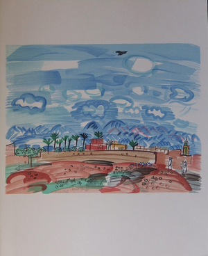 Raoul Dufy, Au Maroc, Lithograph