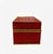 1930s Elegant Red Lacquer Woven Bamboo Box For Sale - Image 4 of 10