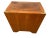 Wood Vintage Korean Elm Burl Brass Bound Bandaji Small Chest Wedding Cabinet Felt For Sale - Image 7 of 12