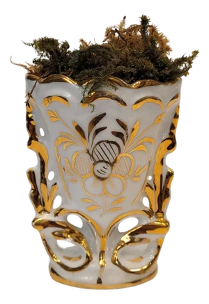 Porcelain Vase from Vieux Paris, France, 1930s