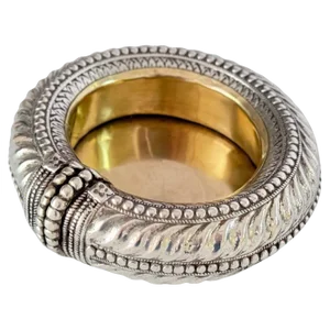 Gold Color Brass Ashtray, France, 1960s