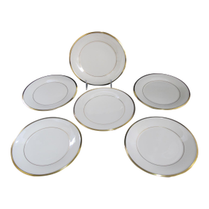 Lenox China Ivory Gold Eternal 8" Salad Plate Set of 6