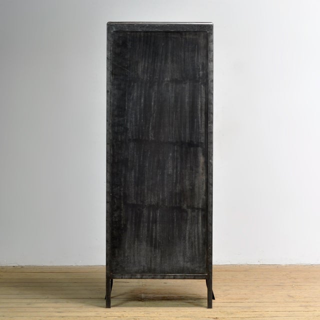 Polished Iron Medical Cabinet, 1910s For Sale - Image 11 of 12