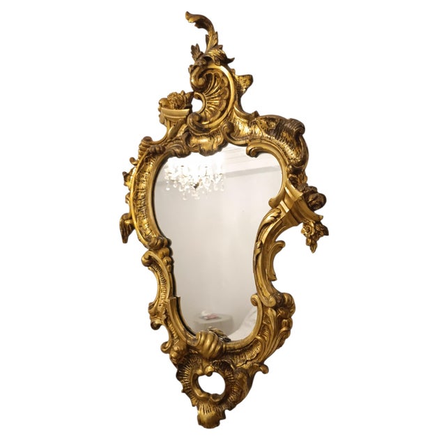 Mirror with Fine Gold For Sale - Image 10 of 10