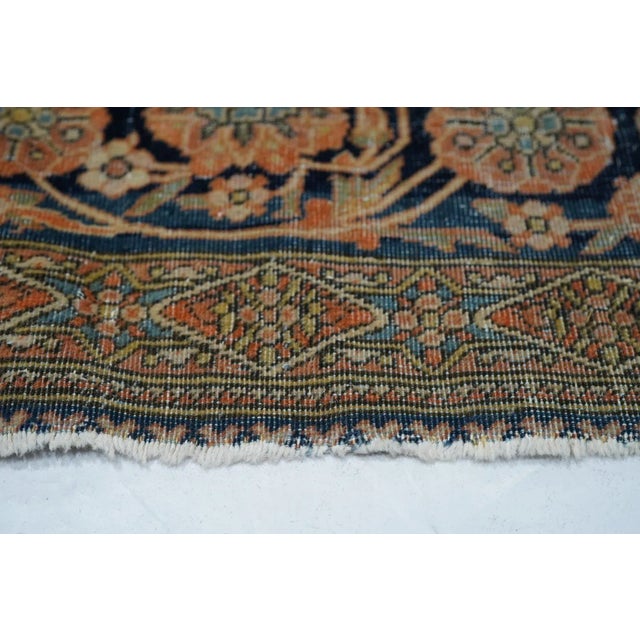 Textile Antique Mohtasham Kashan Rug 4'6'' X 6'6'' For Sale - Image 7 of 10