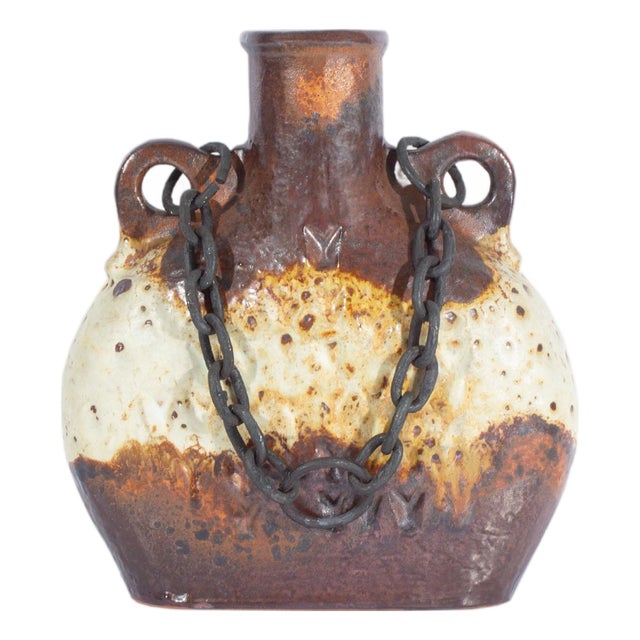 Carstens Tönnieshof “Luxus” West German Vase With Chain For Sale