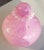 Mid-Century Modern Pink and White Marbled Murano Glass Perfume Bottle with Stopper, 1950s For Sale - Image 3 of 4