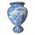Early 20th C Savona Italy Cobalt and White Faience For Sale