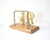 Mid-Century Modern Vintage "Do It Now" Brass and Wood Letter Holder For Sale - Image 3 of 4