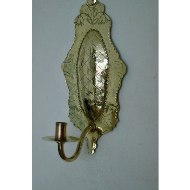 Goldenrod Mid-Century Swedish Sconces, Set of 2 For Sale - Image 8 of 15