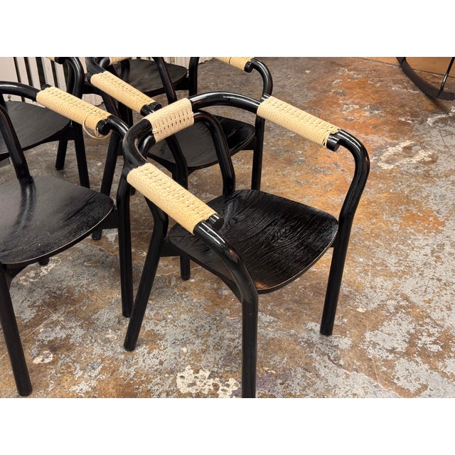 Tatsuo Kuroda for Normann Copenhagen Knot Dining Chairs, Set of Six For Sale - Image 9 of 12