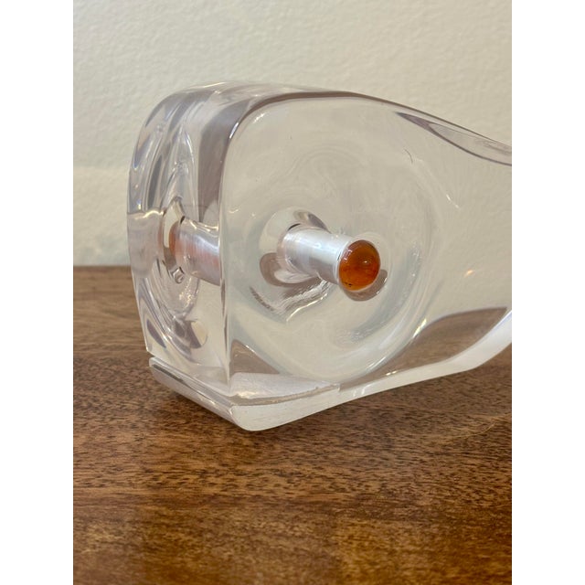 Vintage Mid-Century Lucite Whale Sculpture, Cubist Modern For Sale - Image 9 of 9