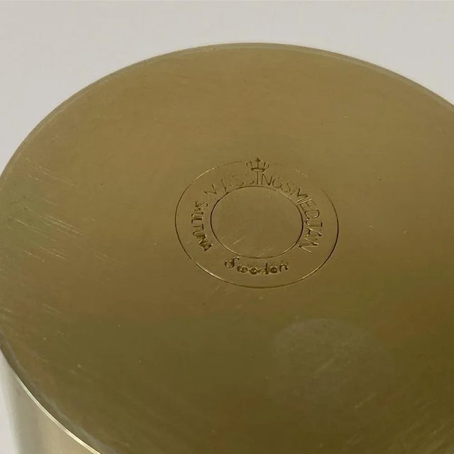1980s Brass Vase by Pierre Forssell for Skultuna, 1980s For Sale - Image 5 of 6