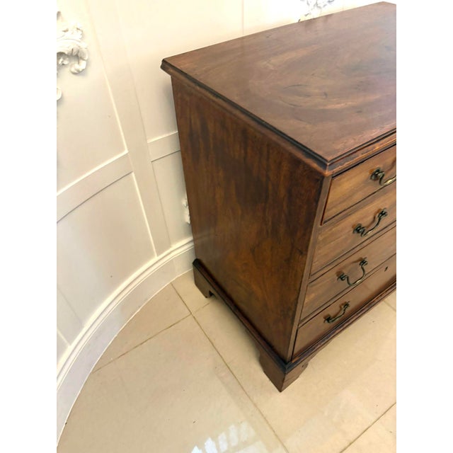Antique George III Mahogany Chest of Drawers, 1800 For Sale - Image 9 of 11