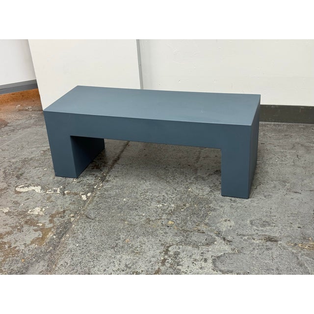 Plastic Lella & Massimo Vignelli for Heller Vignelli Bench, Outdoor For Sale - Image 7 of 12
