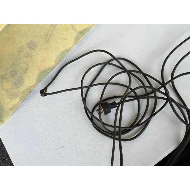 Green Vintage 1970's Bar / Game Room Fiberglass Ceiling Hanging Light Chandelier For Sale - Image 8 of 9