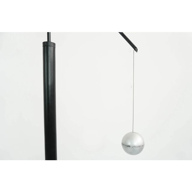 Black Model Nestore Counterweight Floor Lamp by Carlo Forcolini for Artemide, 1980s For Sale - Image 8 of 10