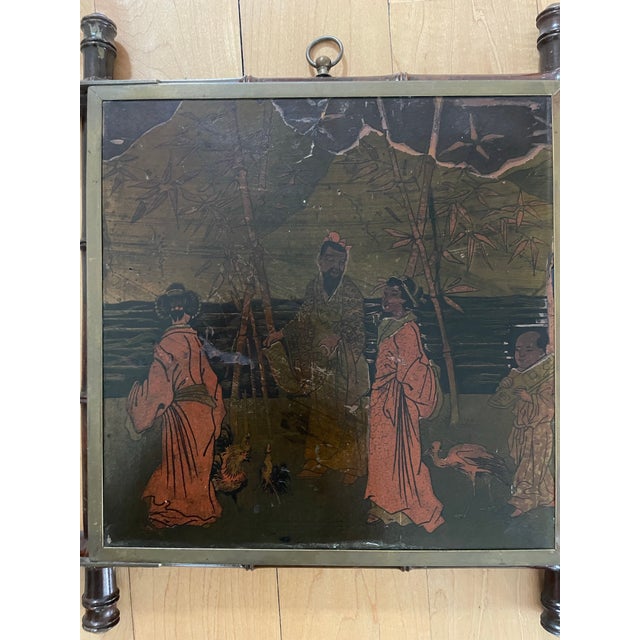 Late 19th Century Asian Style Trifold Mirror For Sale - Image 5 of 8