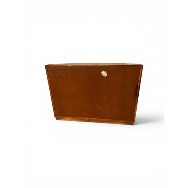 Brown 1960s John Van Koert for Drexel 2-Door Walnut Cabinet For Sale - Image 8 of 14