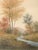 Subtly-toned autumn scene by Sydney Cooper (American, 19th-20th C.). This is piece is composed of subdued fall tones -...