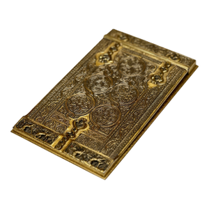 Early 20th Century Tiffany Studios New York 1691 Venetian Bronze Note Pad Holder Desk Blotter
