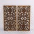 Vintage Carved Wood Architectural Grates Unsigned 20thC Measures - 34.5"H x 17.25"W x 1.5"D These vintage carved wood...