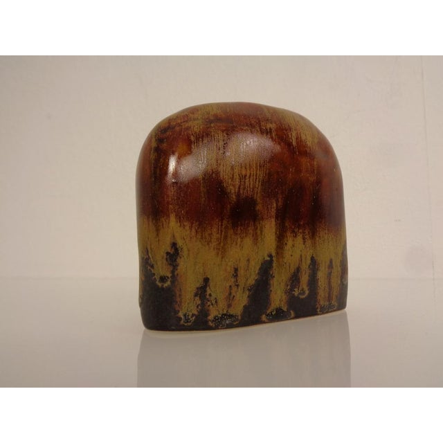Small Danish Studio Ceramic Vase, 1960s For Sale - Image 15 of 17
