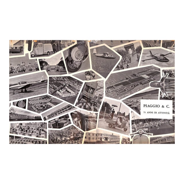 "Piaggio & C. 75 Anni Di Attivita" 1960 Piaggio; Vespa For Sale