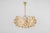 Gilt Brass Chandelier attributed to Palwa Sciolari Germany, 1970s For Sale - Image 6 of 14