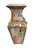 Chinoiserie Antique Square Rose Medallion Vase For Sale - Image 3 of 5