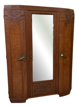 Vintage Art Deco Wardrobe, 1935