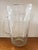 Anchor Hocking Vintage Anchor Hocking Clear Glass Pitcher With Floral Motif For Sale - Image 4 of 6