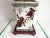 1950s Porcelain Monkeys Lamp & Shade For Sale - Image 11 of 18