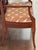 19th Century French Walnut Settee With Carved Lyre Splats For Sale - Image 10 of 11