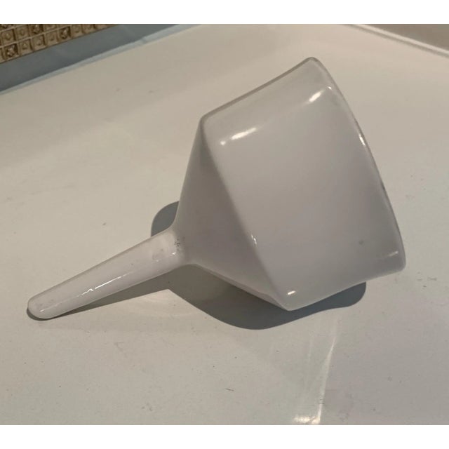 1920s 1930s Coors Pottery Porcelain Funnel For Sale - Image 5 of 10