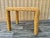 1980s 1980s Coastal Style Braided Pencil Reed Rattan Side Table For Sale - Image 5 of 13