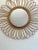 Vintage French Round Rattan Wall Mirror, 1960s For Sale - Image 9 of 13