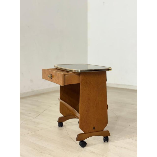 Mid-Century Coffee or Side Table with Magazine Rack For Sale - Image 4 of 9