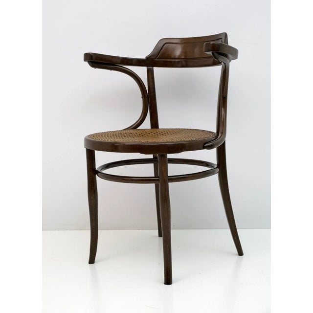 Brown Nr. 704 Office Chair by Jakob & Josef Kohn For Sale - Image 8 of 11